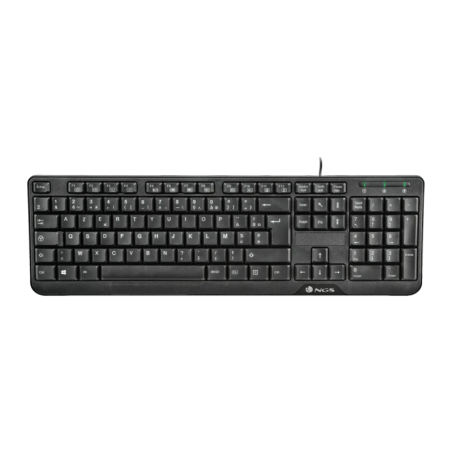 NGS Funky V3 AZERTY Noir USB à membrane Clavier