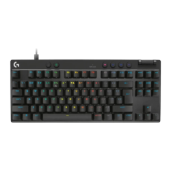 Logitech G PRO X TKL RAPID Switch Magnétique RGB Noir rétroéclairé Clavier gaming