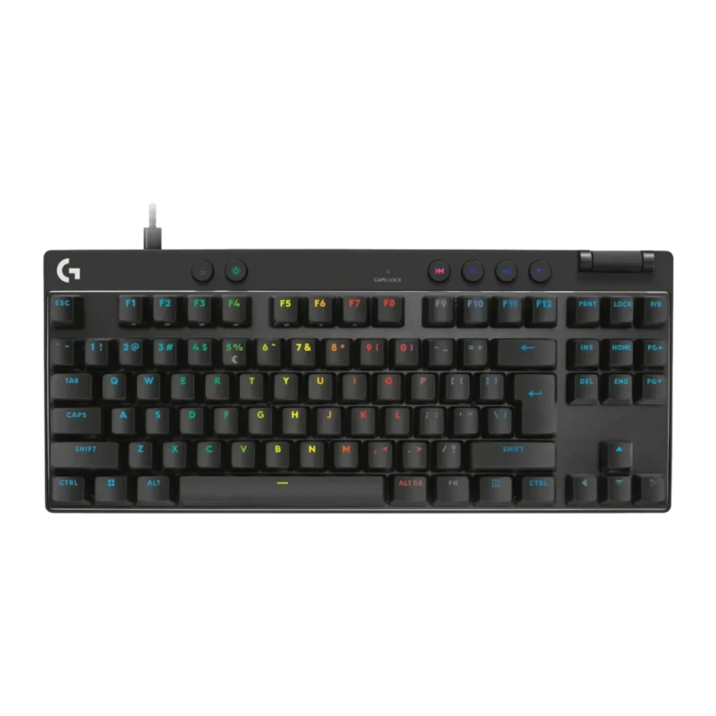 Logitech G PRO X TKL RAPID Switch Magnétique RGB Noir rétroéclairé Clavier gaming