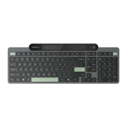 Lenovo Self-Charging Bluetooth ES 172 Noir/Vert Espagnol Clavier sans fil