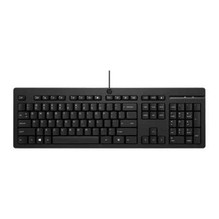 HP 125 G2 Noir USB Filaire Espagnol QWERTY Clavier