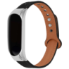 Bracelet Xiaomi Mi Smart Band 6 / Mi Band 5 / Amazfit Band 5 Cuir Clip Noir