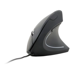 Gembird Noir Vertical MUS-ERGO-01 6 boutons 105 g Souris ergonomique