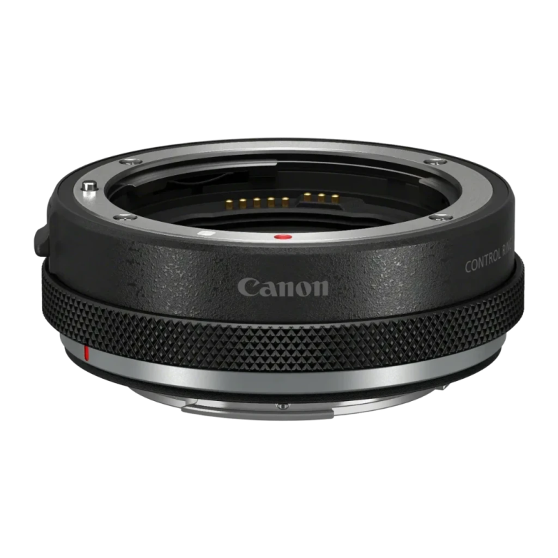 Adaptateur de monture Canon EF-EOS R avec bague de contrôle Noir