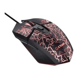 Trust GXT 113 Felox Filaire USB 6400 DPI RGB Noir 6 boutons 102 g Souris gaming