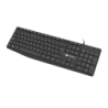 Natec Nautilus Noir Filaire USB Espagnol QWERTY NKL-1948 à membrane Clavier