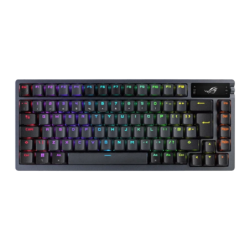 ASUS ROG Azoth RGB AZERTY Rouge/Noir mécanique 75% Clavier gaming sans fil