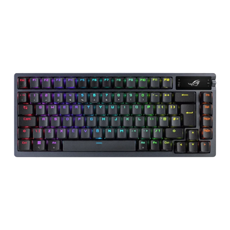 ASUS ROG Azoth RGB AZERTY Rouge/Noir mécanique 75% Clavier gaming sans fil