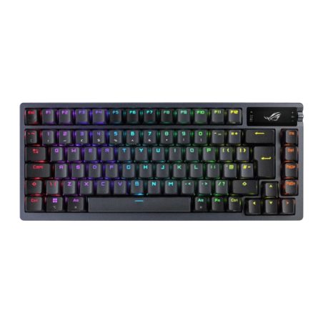 ASUS ROG Azoth RGB AZERTY Rouge/Noir mécanique 75% Clavier gaming sans fil
