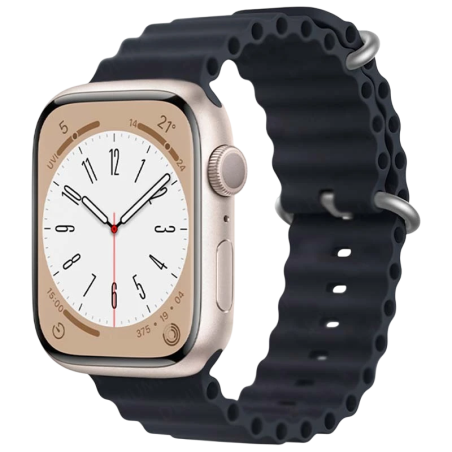 Bracelet Apple Watch 38/40/41mm Wave Noir