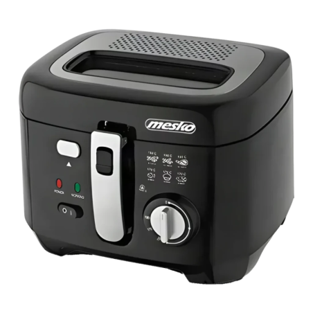 Mesko Home 2,5L 1800W Noir/Gris MS 4908 Friteuse à huile