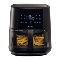 Ariete Airy Fryer 4630S 9L 1500W 8 programmes Noir écran tactile Friteuse à air