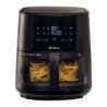 Ariete Airy Fryer 4630S 9L 1500W 8 programmes Noir écran tactile Friteuse à air