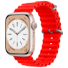 Bracelet Apple Watch 38/40/41mm Wave Rouge