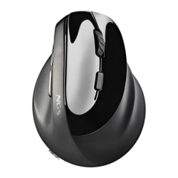 NGS Evo Moksha Noir RF Vertical 2400 DPI 5 boutons 2,4GHz 109 g Souris sans fil ergonomique