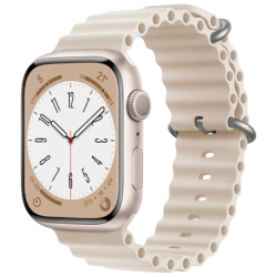 Bracelet Apple Watch 38/40/41mm Wave Blanc Etoile
