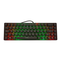 CoolBox DeepGaming TM065 Mini 65% Hybride Membrane-Mécanique RGB Noir Clavier gaming
