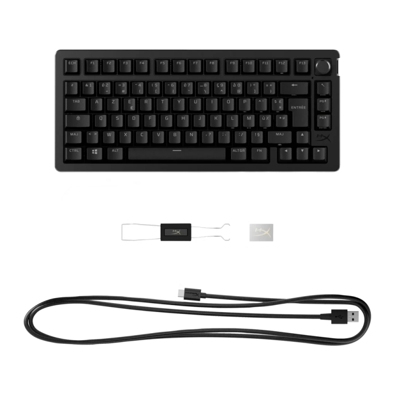 HyperX Alloy Rise 75 RGB Noir mécanique 75% Clavier gaming