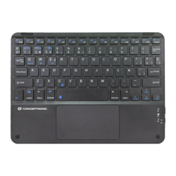 Conceptronic Noir Bluetooth 5.4 QWERTY Espagnol TOBIN01BES TKL Clavier sans fil