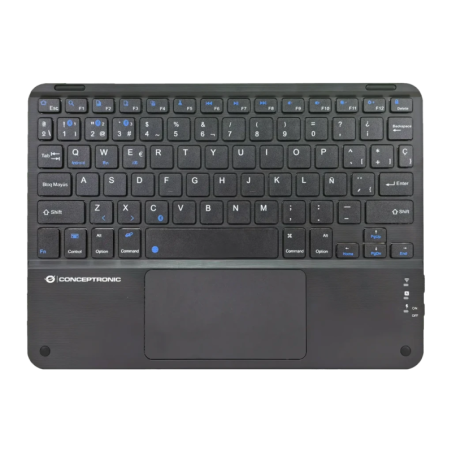 Conceptronic Noir Bluetooth 5.4 QWERTY Espagnol TOBIN01BES TKL Clavier sans fil
