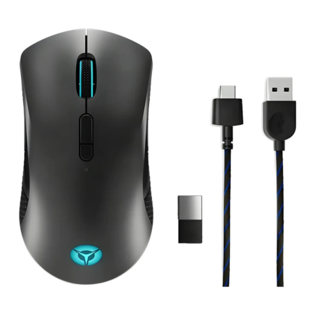 Lenovo Legion M600 Sports 16000 DPI RGB Noir 9 boutons Bluetooth + 2,4GHz Souris gaming sans fil