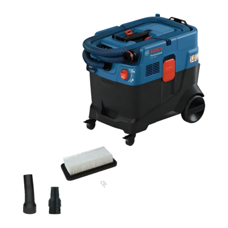 Bosch GAS 400 A Professional Bleu 1200W sans fil Aspirateur industriel sec/humide
