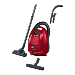 Bosch Série 4 BGD38RD1H Rouge 600W Aspirateur avec sac
