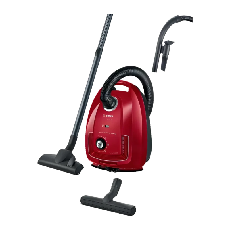 Bosch Série 4 BGD38RD1H Rouge 600W Aspirateur avec sac