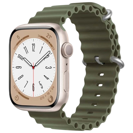 Bracelet Apple Watch 38/40/41mm Wave Vert Alpin