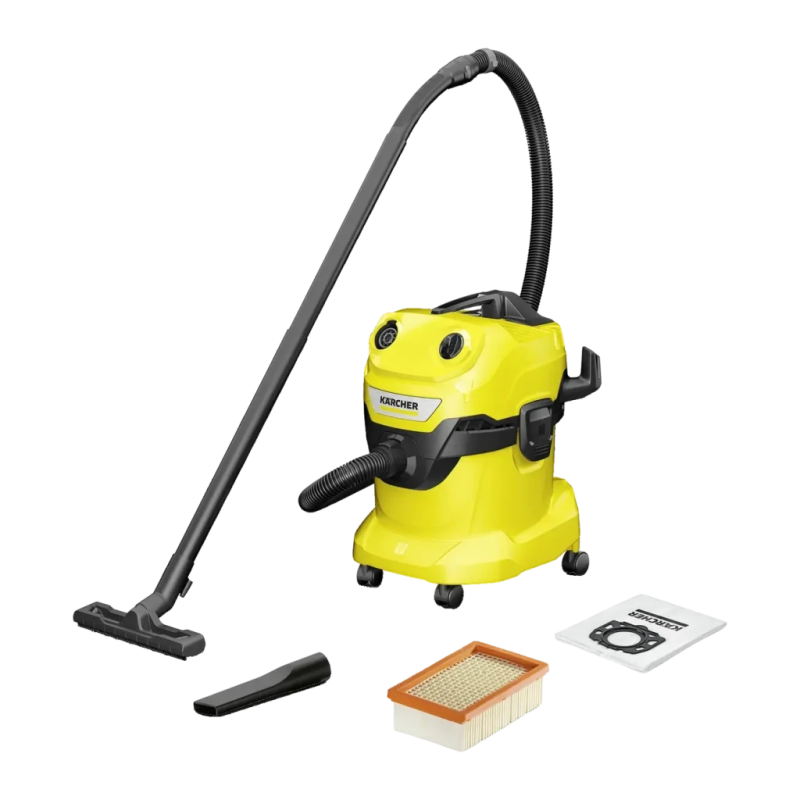 Kärcher WD 4 V-20/5/22 Jaune 1000W Aspirateur sec et humide