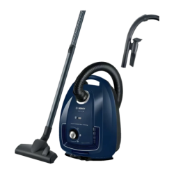 Bosch Série 4 Rayon 10 m BGD38BU2 Bleu 600W Aspirateur avec sac