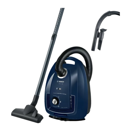 Bosch Série 4 Rayon 10 m BGD38BU2 Bleu 600W Aspirateur avec sac