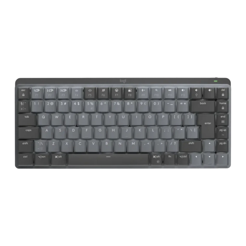 Logitech MX Mechanical Mini Tactile Graphite rétroéclairé TKL Clavier sans fil mécanique