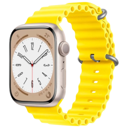 Bracelet Apple Watch 42/44/45/49mm Wave Jaune
