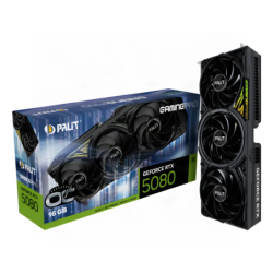 Palit GeForce RTX 5080 GamingPro OC V1 16GB GDDR7 Noir 3 ventilateurs HDMI 2.1 3 DisplayPort Carte graphique