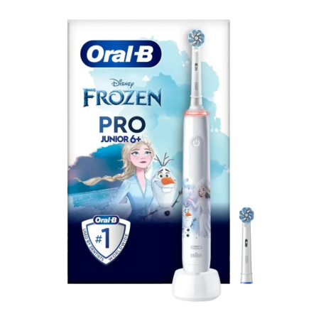 Oral-B Pro Junior 6+ Frozen Sonique rotative Rechargeable Blanc Brosse à dents électrique