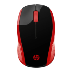 HP Wireless Mouse 200 Rouge 1000 DPI 2 boutons 78 g Souris sans fil