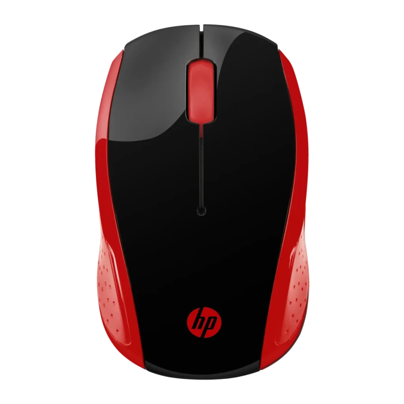 HP Wireless Mouse 200 Rouge 1000 DPI 2 boutons 78 g Souris sans fil