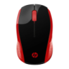 HP Wireless Mouse 200 Rouge 1000 DPI 2 boutons 78 g Souris sans fil