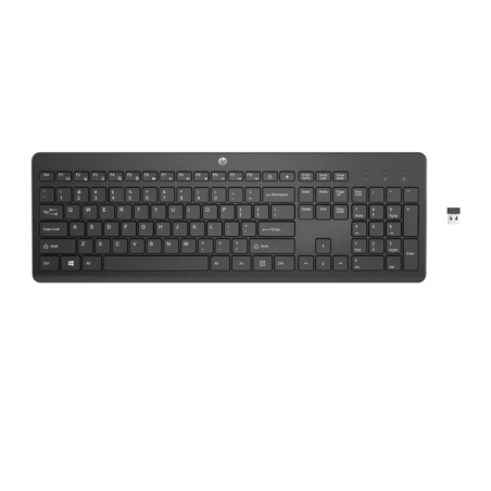 HP 230 Noir QWERTY Espagnol Clavier sans fil