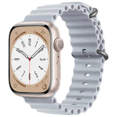 Bracelet Apple Watch 42/44/45/49mm Wave Gris