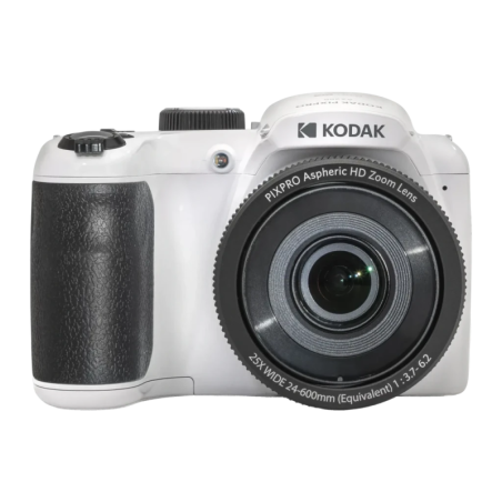 Kodak Pixpro AZ255 Blanc BSI CMOS 1/2,3 pouces Full HD 1080p 16MP zoom optique 25x Appareil bridge