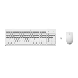 HP 230 Blanc à membrane Clavier et souris sans fil