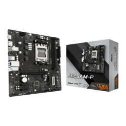ASRock A620AM-P AMD A620 AM5 DDR5 Micro ATX Noir Carte mère