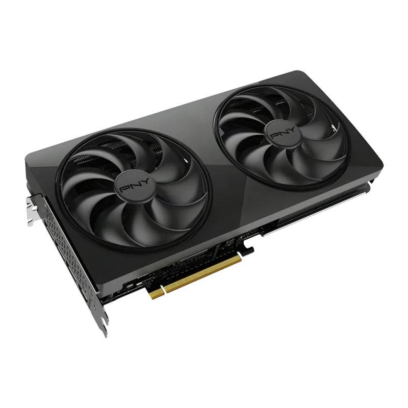 PNY GeForce RTX 5070 Ti Slim OC 16GB GDDR7 Noir 2 ventilateurs HDMI 2.1 3 DisplayPort Carte graphique