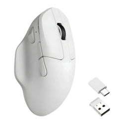 Keychron M7 26000 DPI Blanc 5 boutons 2,4GHz 66 g Souris sans fil