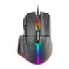Mars Gaming MM-XT Câble tressé 1,55m 12800 DPI RGB Noir 9 boutons USB 123 g Souris