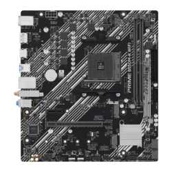 ASUS PRIME B550M-K WiFi B550 AM4 DDR4 mATX Noir 2 emplacements M.2 Carte mère