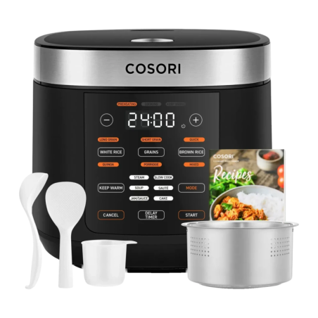 Cosori Multi-Cooker Chef Edition 5L 970W Noir/Argent 17 programmes écran tactile Cuiseur à riz