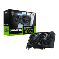 MSI GeForce RTX 5050 Gaming OC 8GB GDDR6 Noir 2 ventilateurs HDMI 2.1 3 DisplayPort Carte graphique